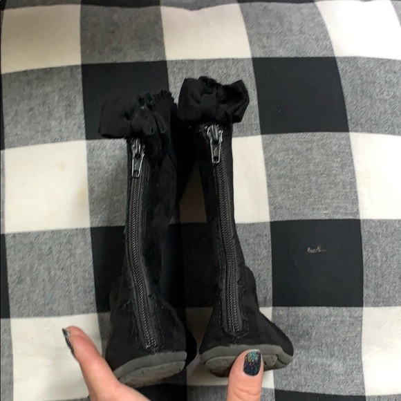 Toddler tall black boots - Picture 3 of 5